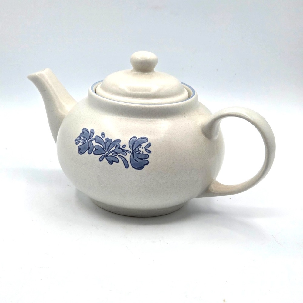 Vtg Pfaltzgraff Yorktowne 5 Cup Teapot Coffee Pot W/ Lid 7-550 Stoneware Floral
